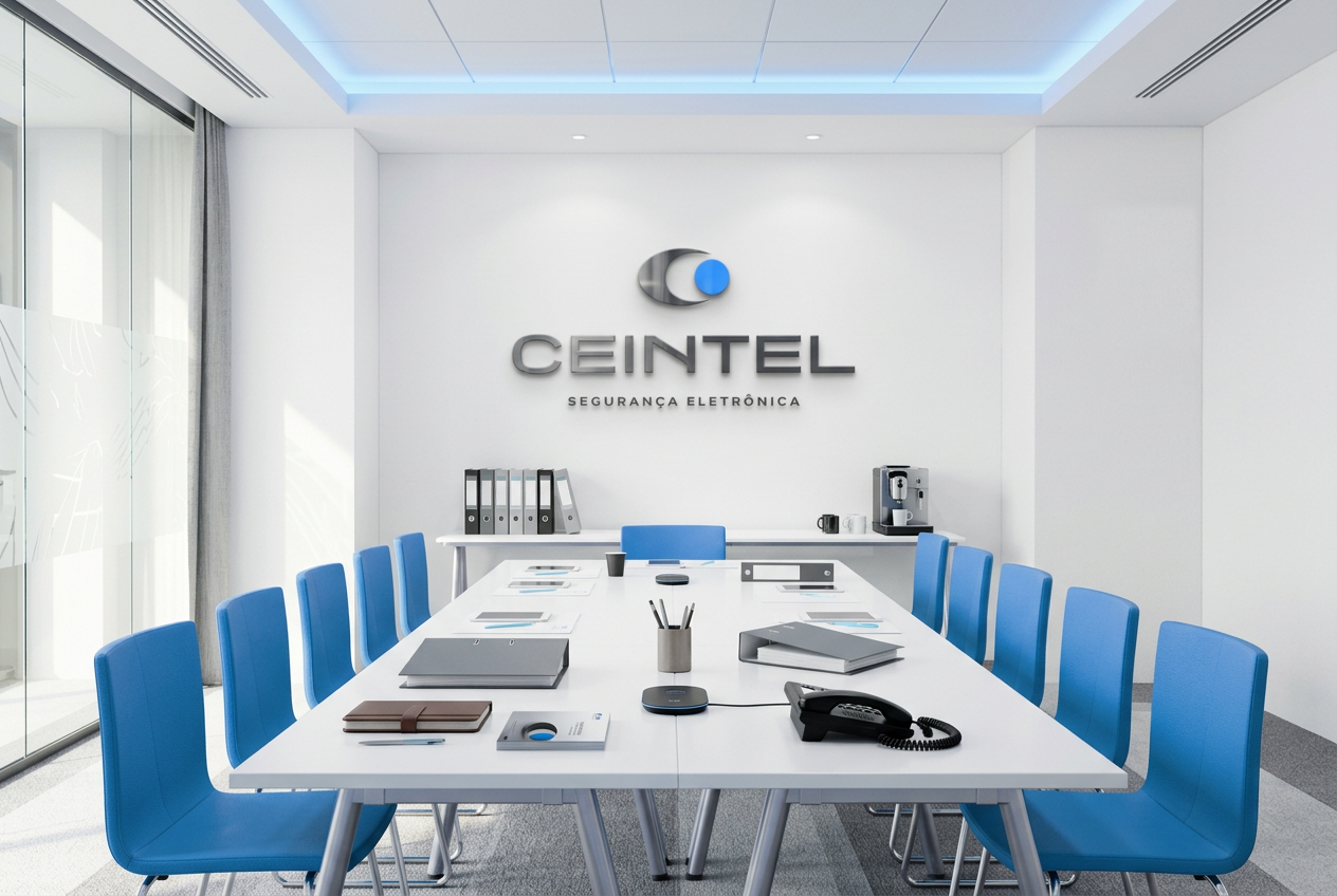 Sala de reuniões da estrutura Ceintel
